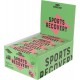 12 baltyminių batonėlių su vyšniomis glaistytų šokoladu „Sports Recovery“ dėžutėje, (12x40g)